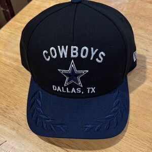 New Era Black and Blue Cowboys Hat
